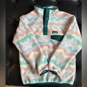 Patagonia Multicolor Patterned Girl’s Pullover - Size 7/8